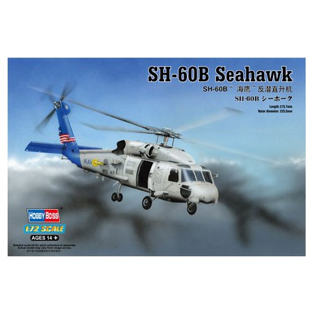 Maquette d'hélicoptère en plastique SH-60B SEAHAWK 1/72