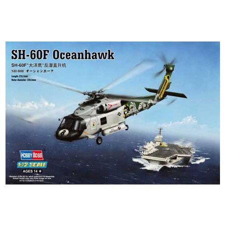 Maquette d'hélicoptère en plastique SH-60F OCEANHAWK 1/72