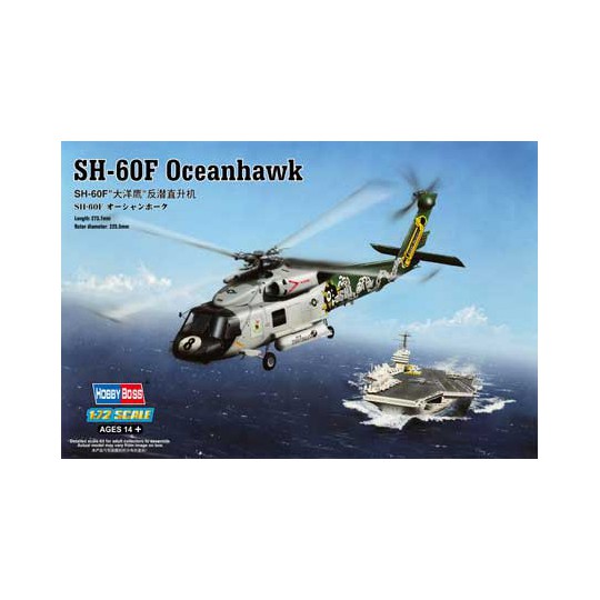 Maquette d'hélicoptère en plastique SH-60F OCEANHAWK 1/72