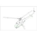 Maquette d'hélicoptère en plastique Mil mi-2T Hoplite 1/72