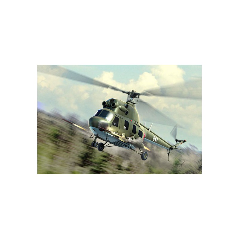 Maquette d'hélicoptère en plastique Mil mi-2URN Hoplite 1/72