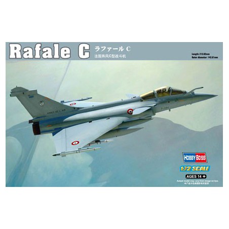 Maquette d'avion en plastique Rafale C 1/72