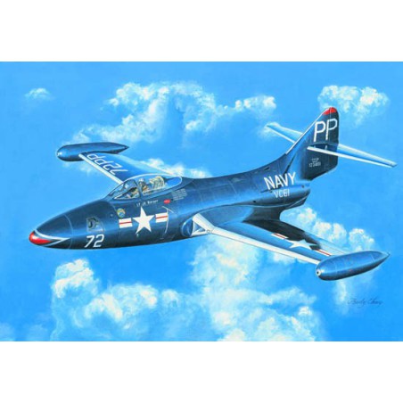 Maquette d'avion en plastique F9F-2P Panther 1/72