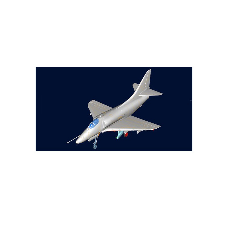 Maquette d'avion en plastique A-4E Sky Hawk 1/72