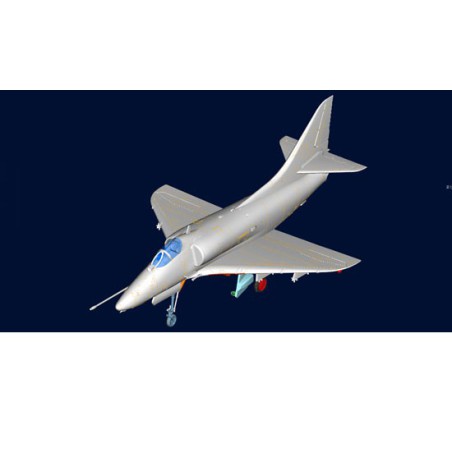 Maquette d'avion en plastique A-4E Sky Hawk 1/72