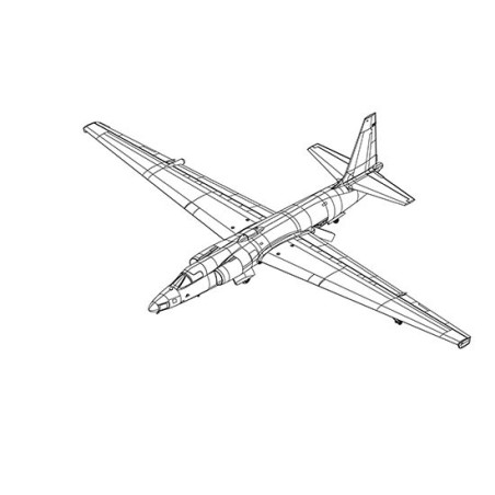 U-2A Plastikflugzeugmodell Dragon Lady 1/72 | Scientific-MHD