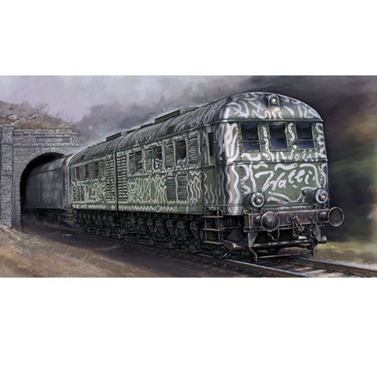 Maquette de train en plastique Wehrmachtslokomotive V188 1/35