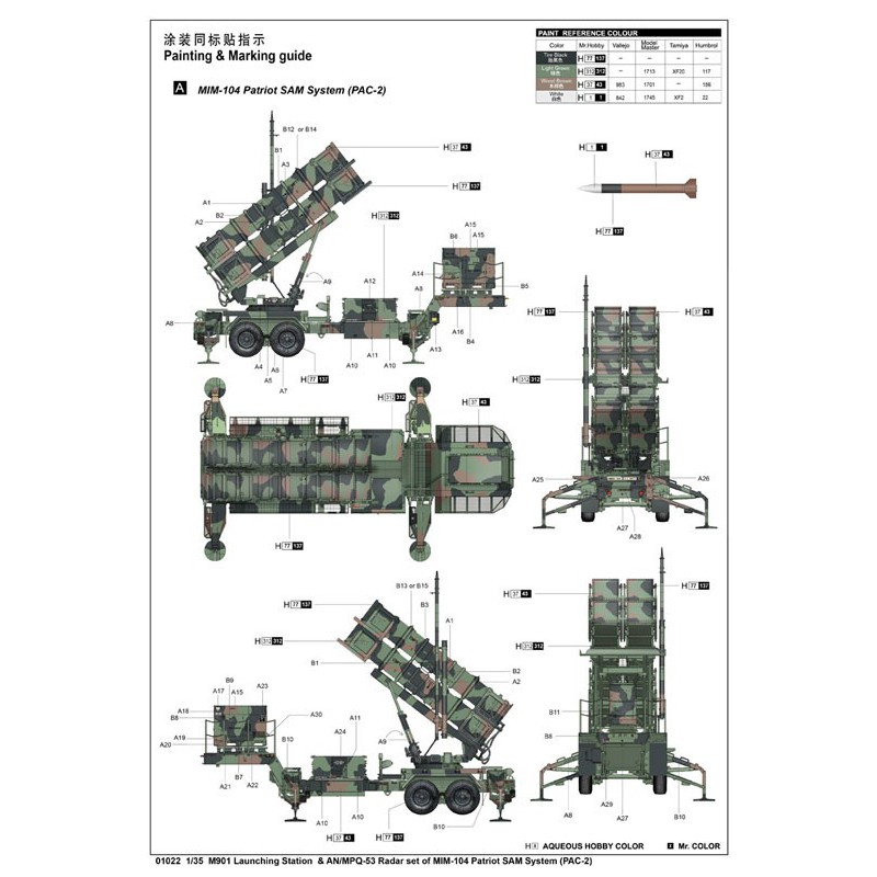 Maquette de Char en plastique M901 Launching Station 1/35