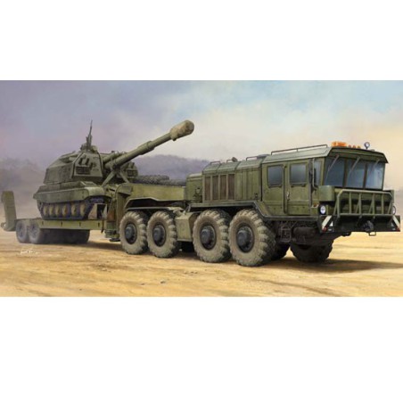 Russischer KZKT-7428 Kunststoff-Tankmodelltransport mit KZKT-9101 1/35 | Scientific-MHD