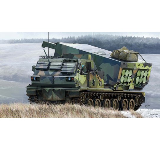 Maquette de camion en plastique M270/A1 Multiple Launch Rocket System 1/35 Maquette de camion en plastique M270/A1 Multiple Launch Rocket System 1/35