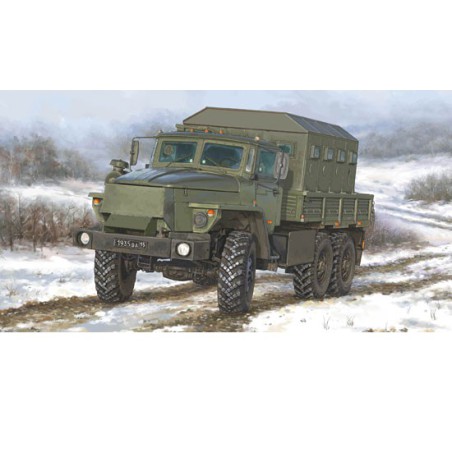 Russischer Ural-4320 CHZ 1/35 Plastik-LKW-Modell | Scientific-MHD