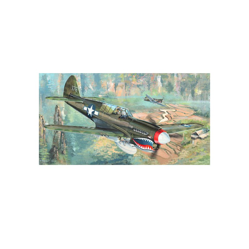 Maquette d'avion en plastique P-40N War Hawk 1/32