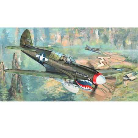 Maquette d'avion en plastique P-40N War Hawk 1/32