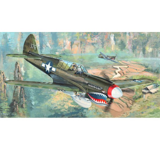 Maquette d'avion en plastique P-40N War Hawk 1/32 Maquette d'avion en plastique P-40N War Hawk 1/32