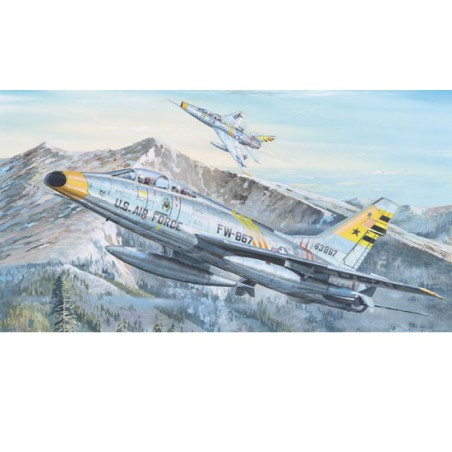F-100F plastic plane model 1/32 | Scientific-MHD