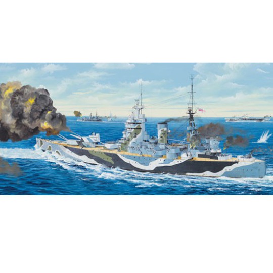 Maquette de Bateau en plastique HMS NELSON 1944 1/200 Maquette de Bateau en plastique HMS NELSON 1944