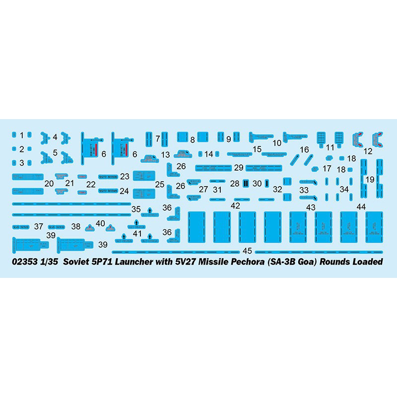 Maquette de Char en plastique Soviet 5P71 with 5V27 Missile 1/35 Maquette de Char en plastique Soviet 5P71 with 5V27 Missile 1/35