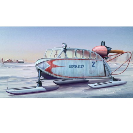 Sowjetisches NKL-6 Aerosan 1/35 Plastikmodell für Kunststoff | Scientific-MHD
