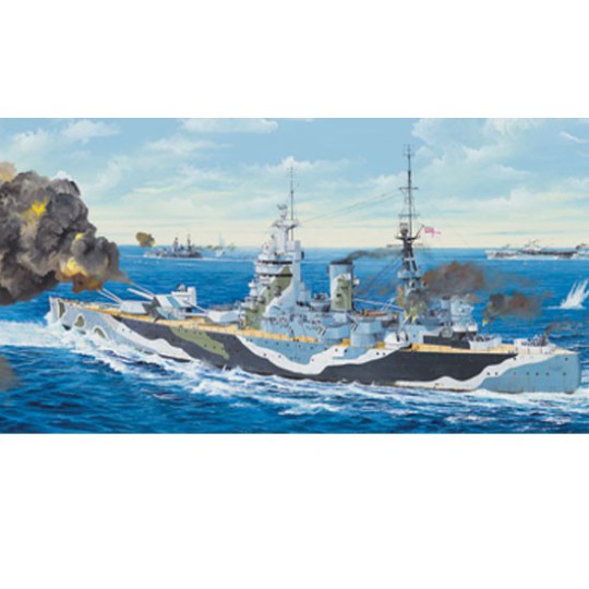 Maquette de Bateau en plastique HMS RODNEY 1/200 Maquette de Bateau en plastique HMS RODNEY