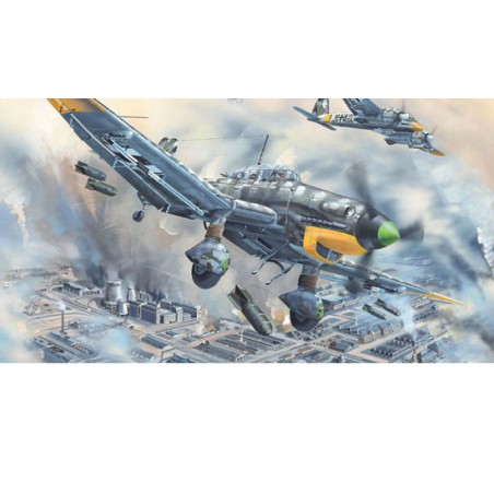 Junkers JU-87D-5 Stuka 1/24 plastic plane model | Scientific-MHD