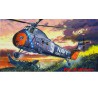 Maquette d'hélicoptère en plastique H-34 US NAVY RESCUE 1/48