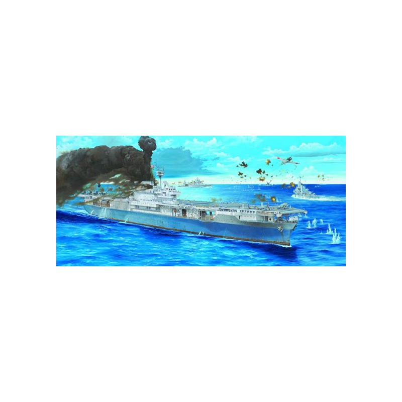 Maquette de Bateau en plastique US NAVY YORKTOWN CV-5 1/200