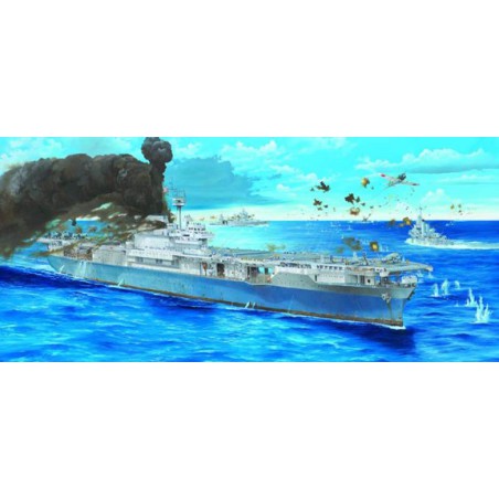 Maquette de Bateau en plastique US NAVY YORKTOWN CV-5 1/200