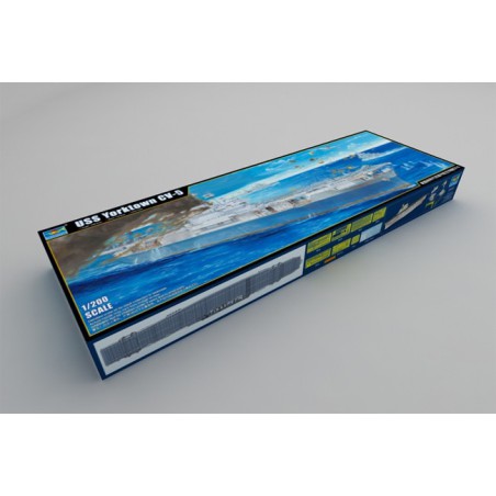 US Navy Yorktown CV-5 1/200 plastic boat model | Scientific-MHD