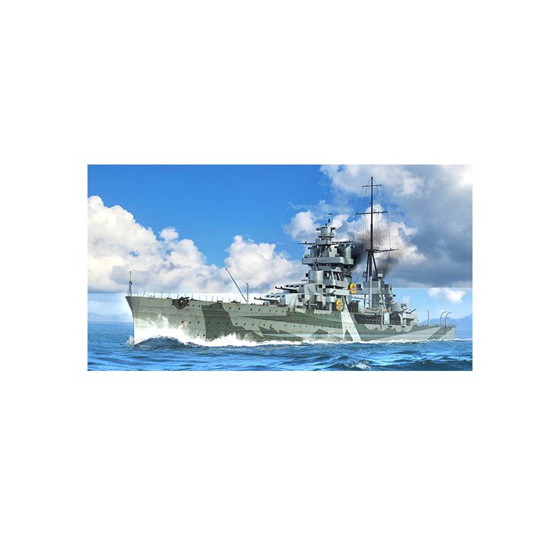 Maquette de Bateau en plastique Italian Heavy Cruiser Gorizia 1/350
