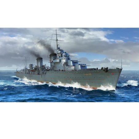 Maquette de Bateau en plastique Russian Destroyer Taszkient 1942 1/350