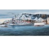 Maquette de Bateau en plastique German Tirpitz Battleship 1/350