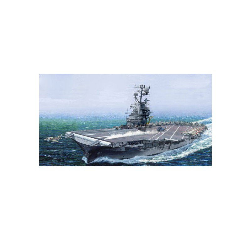 Maquette de Bateau en plastique USS Intrepid CV-11 1/350
