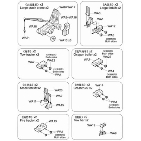 USN Carrier DECK Equipment 1/350 plastic boat model | Scientific-MHD