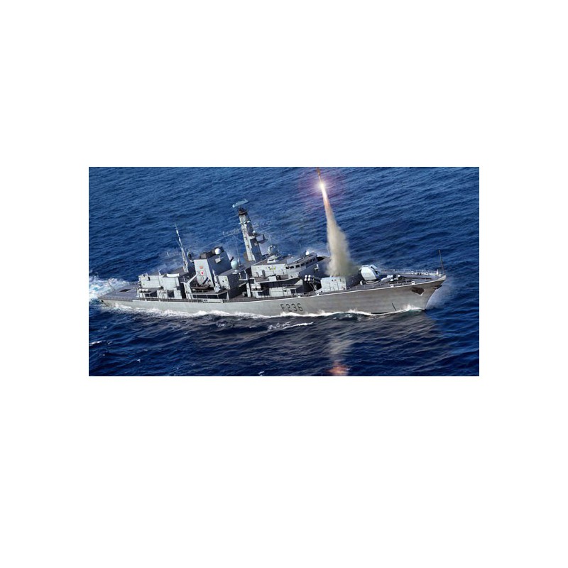 Maquette de Bateau en plastique HMS Frigate Montrose 1/700