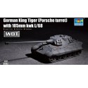 Plastic tank model German King Tiger with 105mm kwk l/68 1/72 | Scientific-MHD