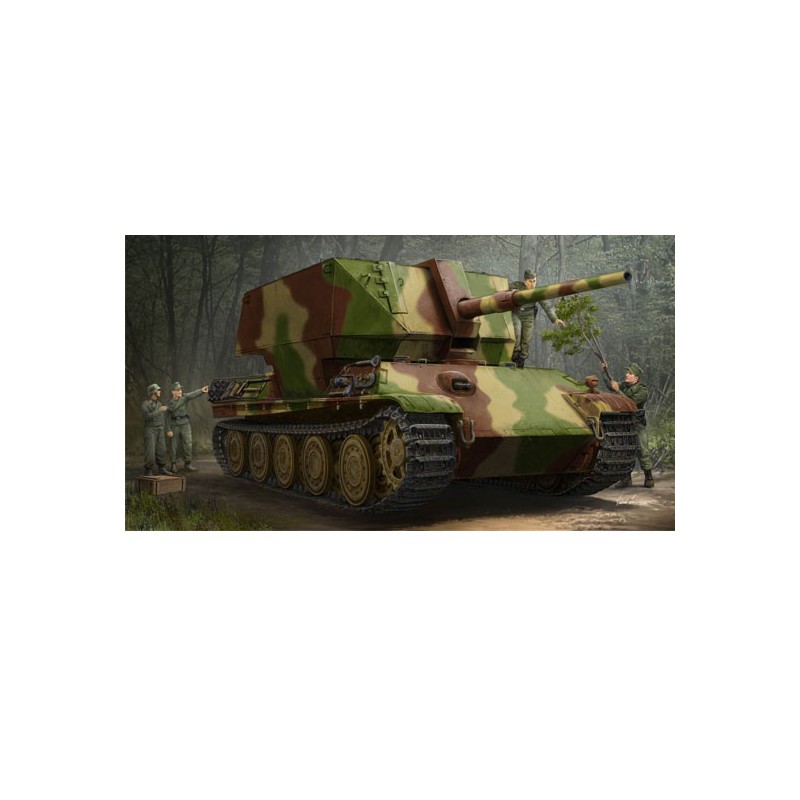 Maquette de Char en plastique Flakpanther w/8.8cm Flak 41 1/35