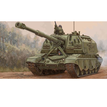2S19-M2 plastic tank model self-propelled Howitzer | Scientific-MHD