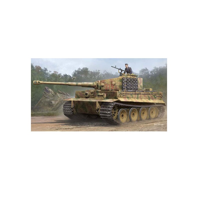 Maquette de Char en plastique Pz.Kpfw.VI Ausf.E Sd.Kfz.181 Tiger I 1/35