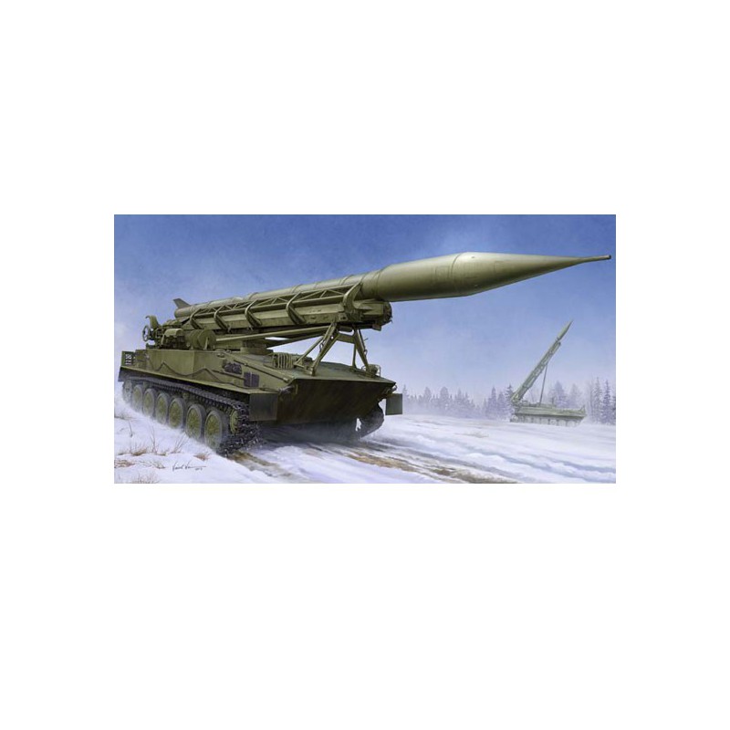 Maquette de Char en plastique 2P16 Launcher with Missile of 2k6 Luna 1/72