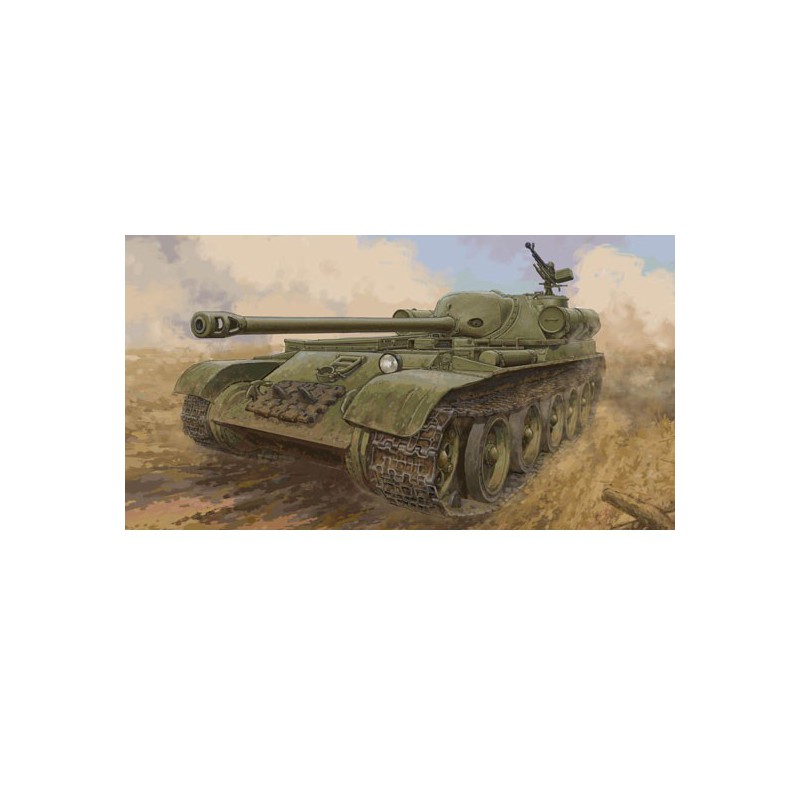 Maquette de Char en plastique Soviet SU-102 SPA 1/35