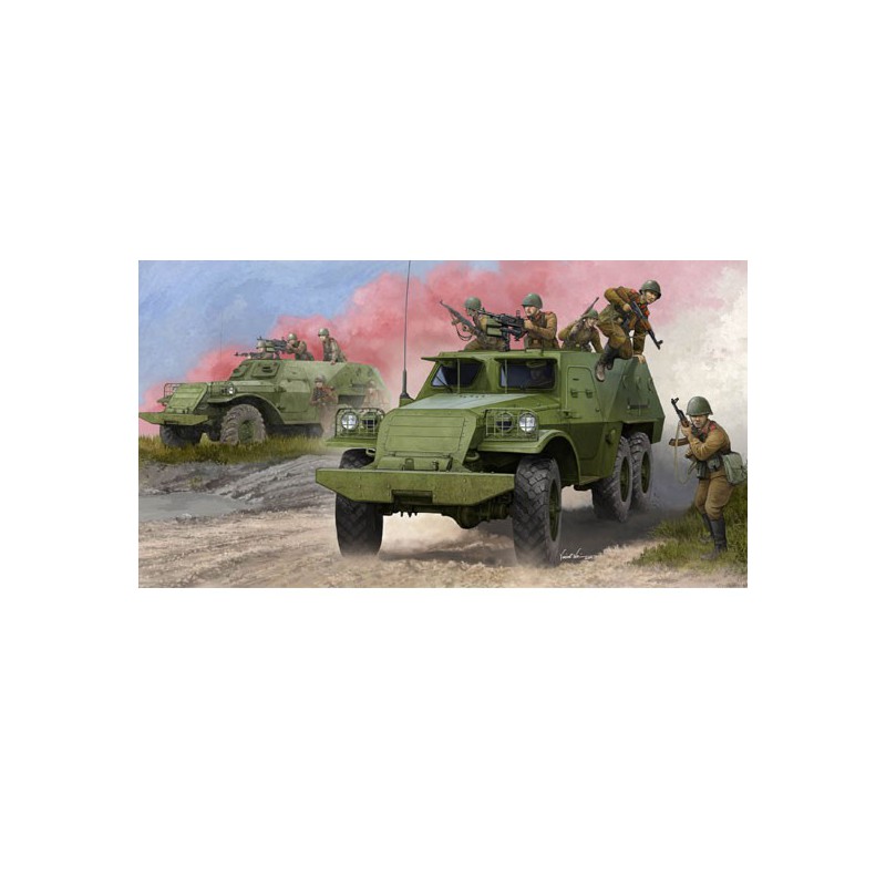 Maquette de camion en plastique Soviet BTR-152B1 APC 1/35