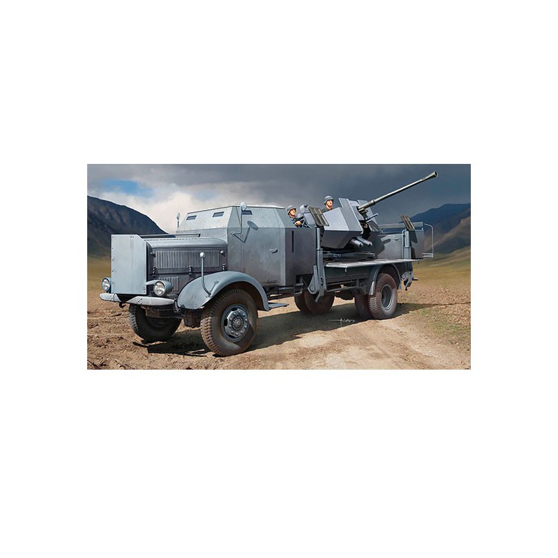 Maquette de camion en plastique L4500A mit 3.7cm Flak 37 1/35