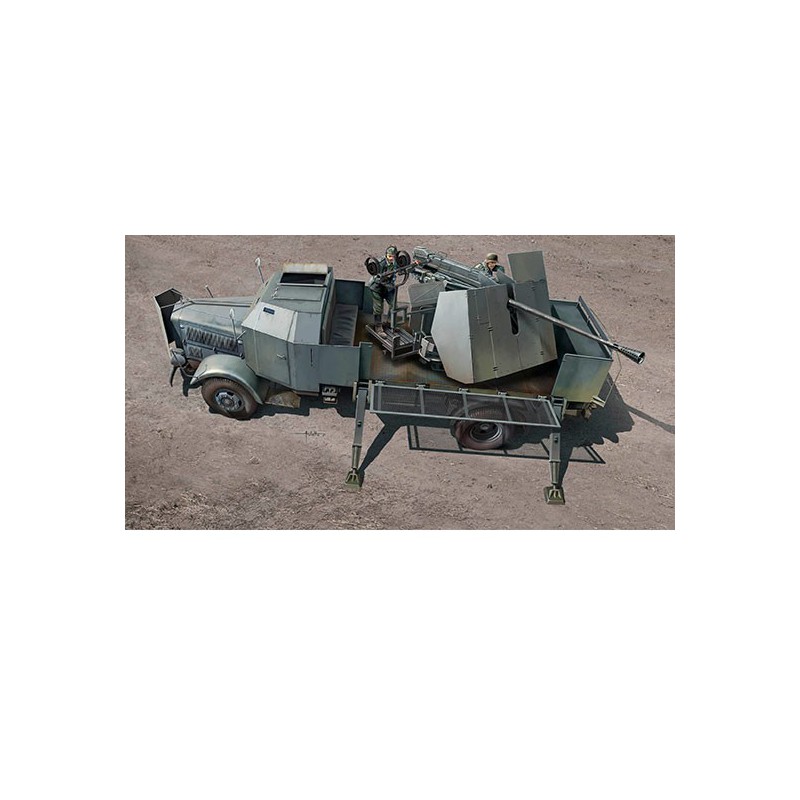 Maquette de Char en plastique L4500A mit 5cm Flak 41 II 1/35