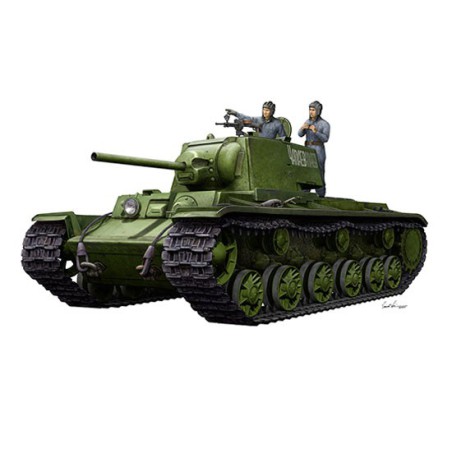KV-1 plastic tank model 1942 simplified turret tank 1/35 | Scientific-MHD