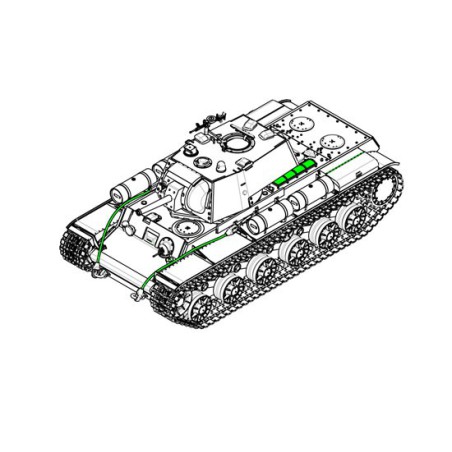 Maquette de Char en plastique KV-1 1942 Simplified Turret Tank 1/35