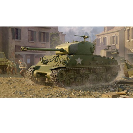 Maquette de Char en plastique M4A3E8 Sherman - Early 1/16