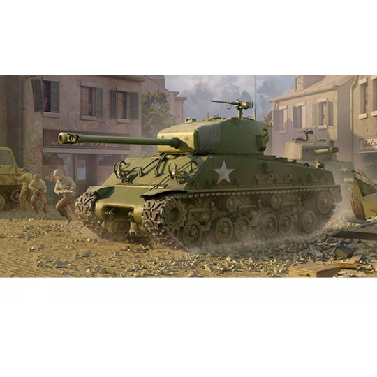 Maquette de Char en plastique M4A3E8 Sherman - Early 1/16