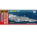 Plastic boat model top grade hms hood 1941 1/700 | Scientific-MHD