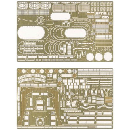 Maquette de Bateau en plastique Kit super-détaillage Bismarck 95T03702