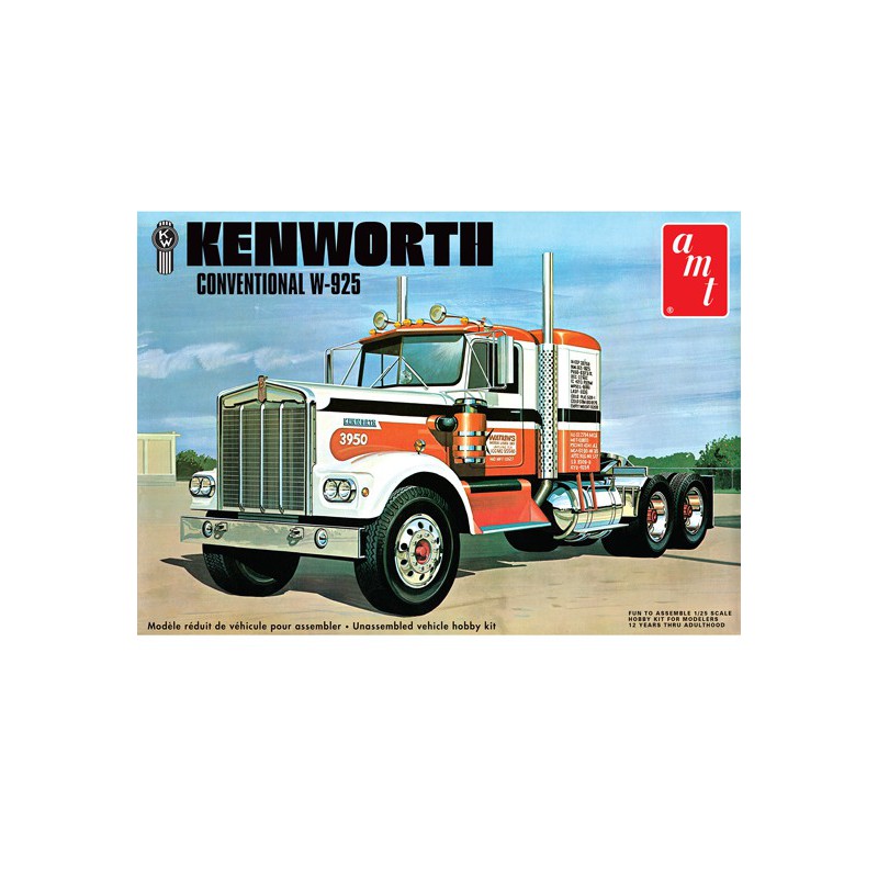 Maquette de camion en plastique KENWORTH W925 1/25